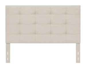 Cabecero tapizado beige